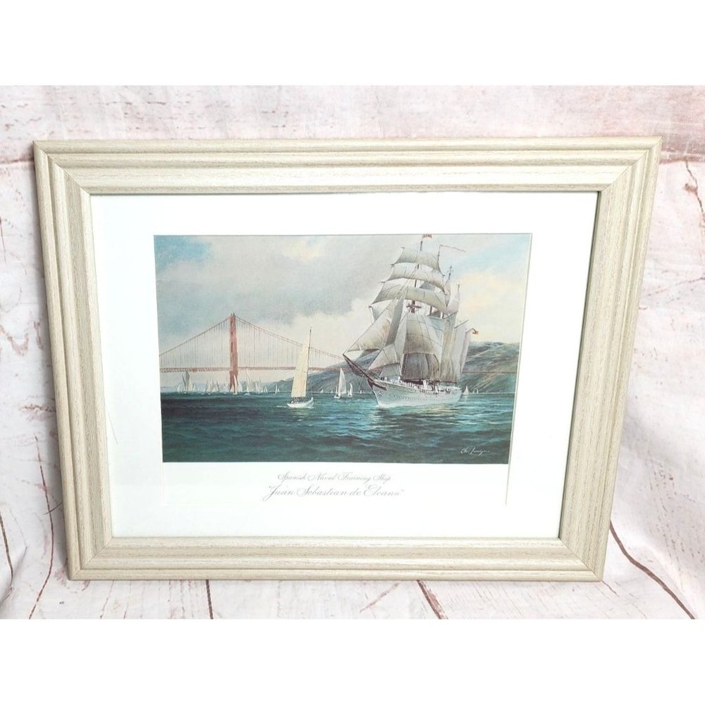 Spanish Naval Training Ship Juan Sebastian De Elcano Picture - White Wash